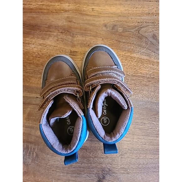 Cat And Jack Brown Boot Toddler Size 6 - Picture 4 of 10